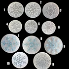 УФ Смола ювелирные изделия Жидкая силиконовая форма Рождественская Снежинка из смолы подвески формы для DIY кулон изготовление, поиск ювелирных изделий инструмент формы