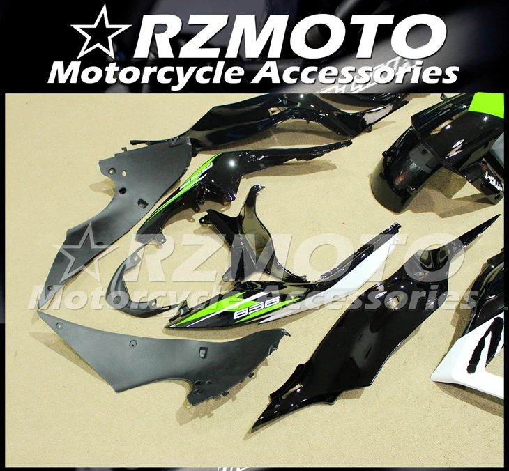 

Injection Mold New ABS Full Fairing Kit fit for Kawasaki Ninja ZX6R 636 2013 2014 2015 2016 2017 Bodywork set Green Black White