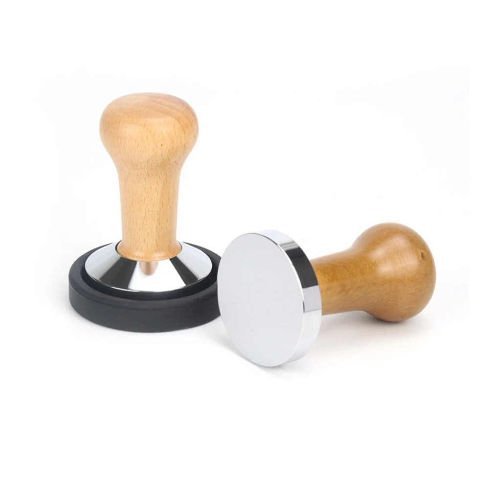 Темпер для кофе с деревянной ручкой пресс Es o-порошок плоский молоток