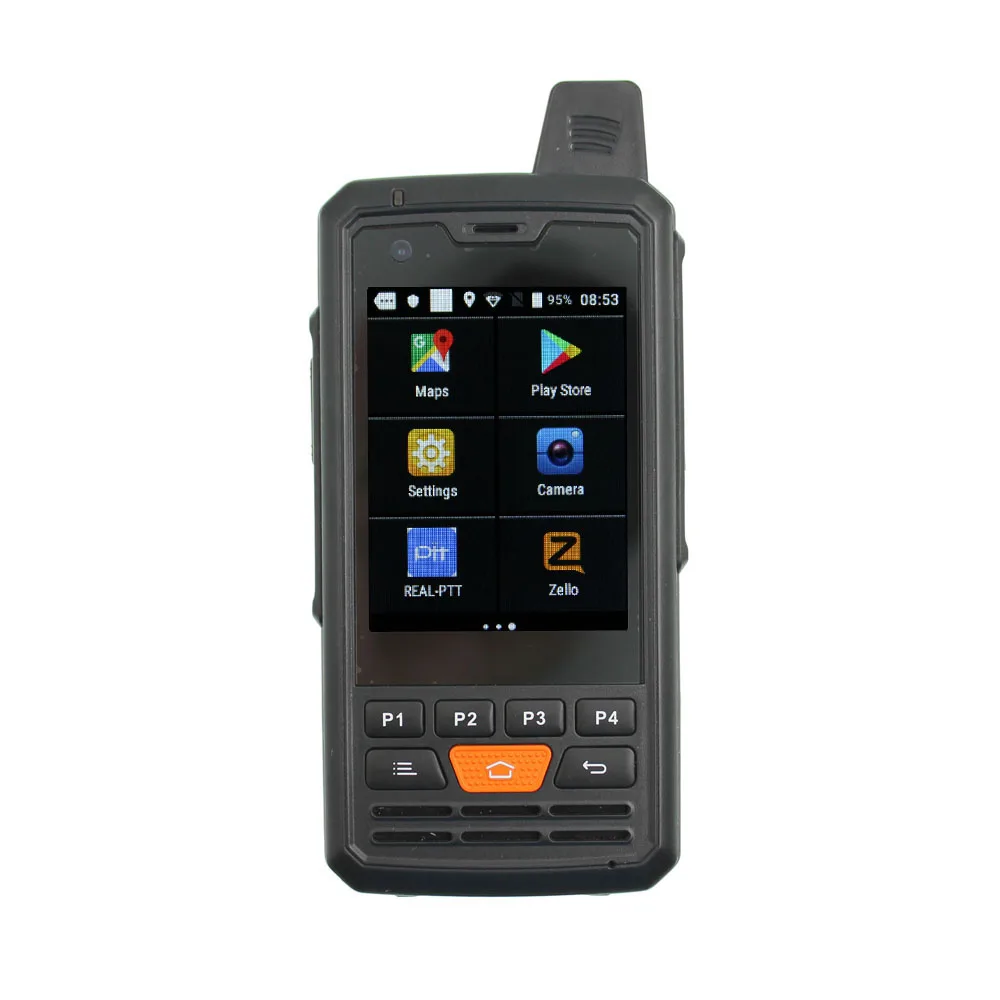 UNIWA F50 4G сетевое радио P3 4000 мАч Android 6 0 смартфон POC LTE/WCDMA/GSM Walkie Talkie Real PTT Zello|Рации| |