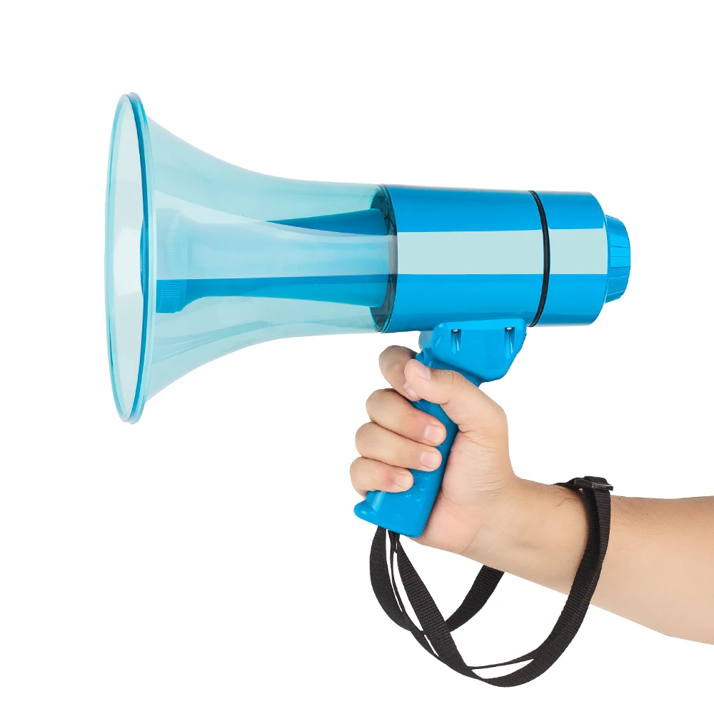 

Ручка megafono портативная altoparlante Bullhorn modalita di allarme Voice e sirena контроль громкости и cinturino с Люсом a L