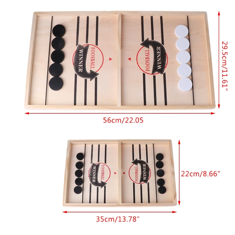 

Table Hockey DIY Fast Sling Puck Board Game Parent-child Interactive Party Fun