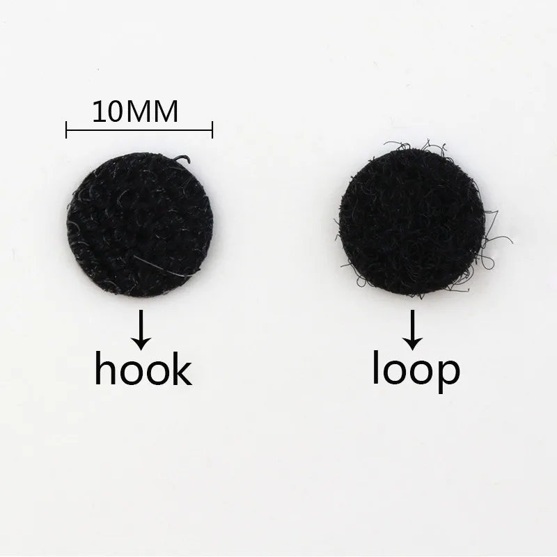 Цветная волшебная лента 10 15 мм самоклеящаяся в горошек с крючком петлей крепкая