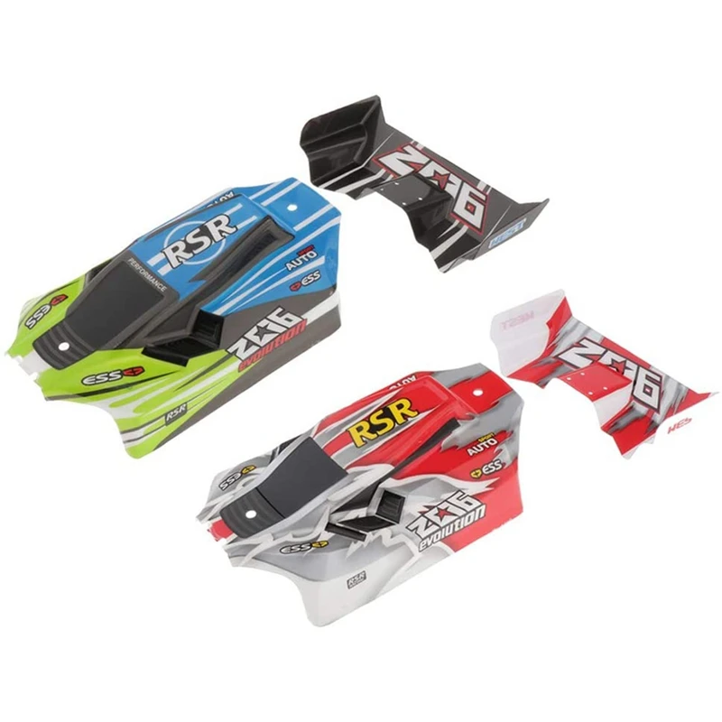 

2 Set Remote Control Shell for RC Car Car Shell Plastic Toy Vehicle Shell Compatible with Wltoys 144001