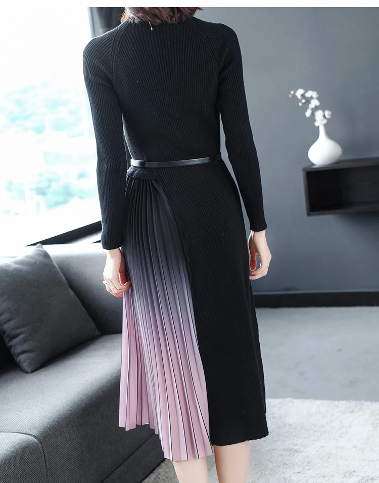 

Women's dresses winter dress clothing women sweating Korean dress fashion women dress elegant knit dresses women high waist