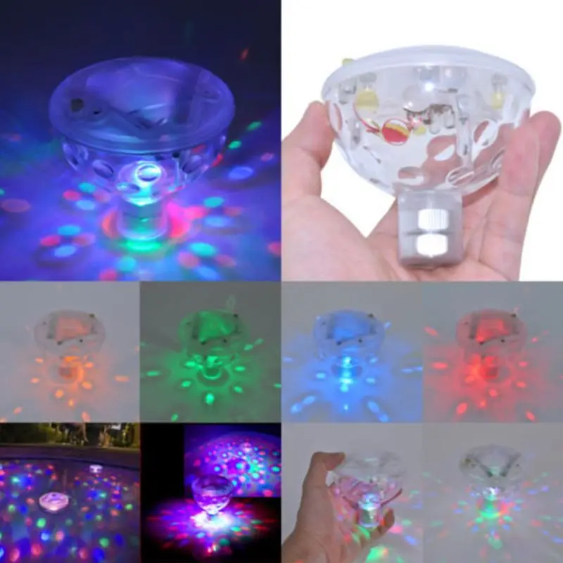 

Colorful Lights Swimming Pool Underwater Lamp LED Wateproof Christmas Festival Ambient Pool Garden Backyard Decorations