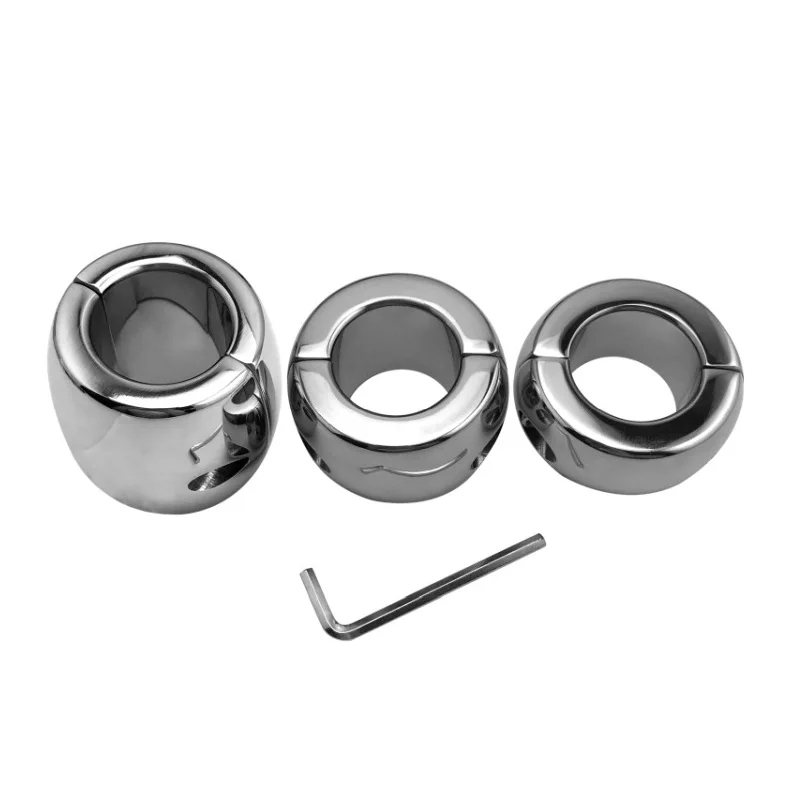 Растяжки для яичек из нержавеющей стали 3 размера|ball weight|testicle stretchercock ring metal |
