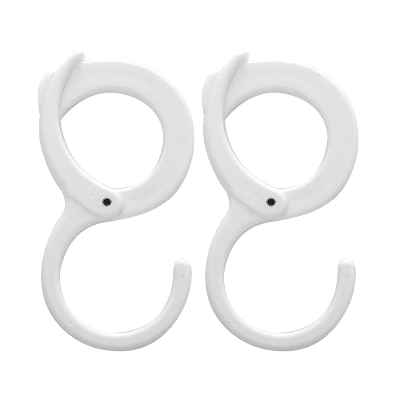 

T5EF Adjustable Clip Hooks Table Side Hanging Hooks Firm Buckle Design Anti Slip