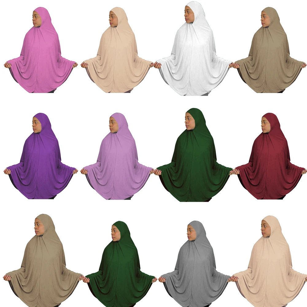 Мусульманское женское Молитвенное платье с полным покрытием шарф Niquab химар