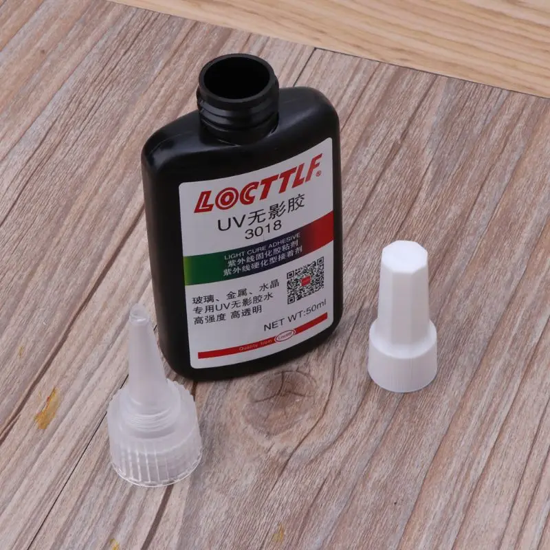 

UV Light 50ml UV Glue UV Curing Adhesive Transparent Crystal Glue Glass Adhesive