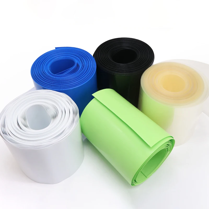 

145mm Flat Width PVC Heat Shrink Tube Φ92mm Battery Sleeve Pack Heat Shrinkable Film Colour Select