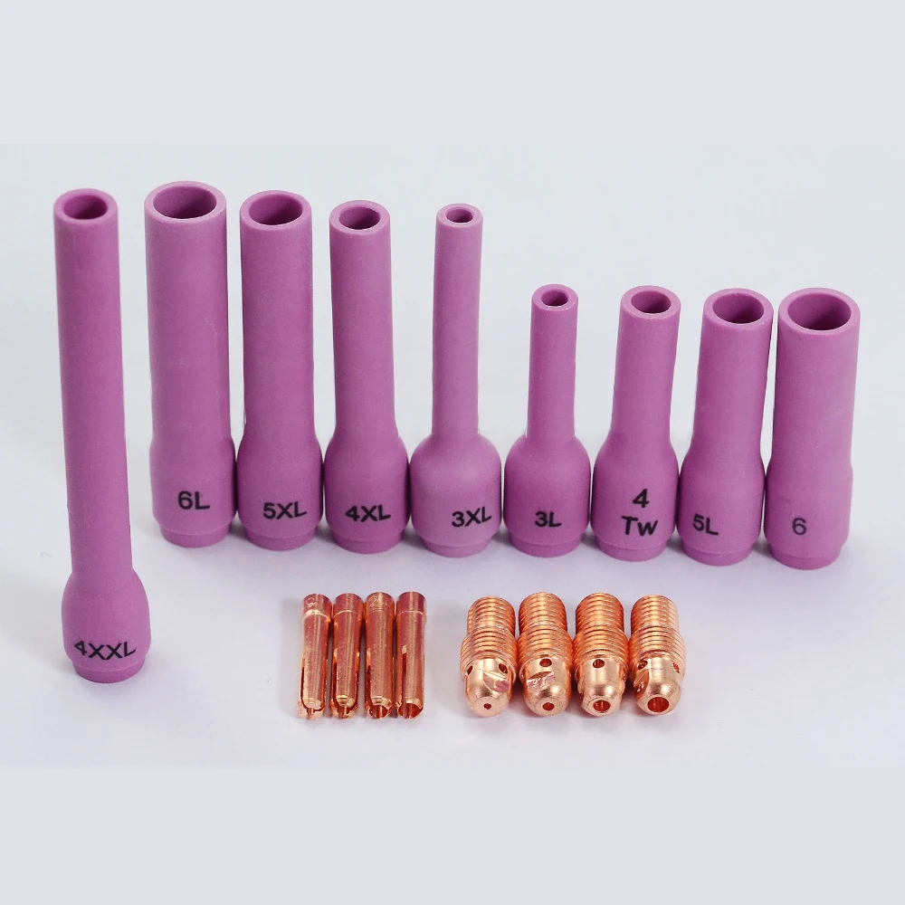 Комплект TIG сопла из алюминия цанга корпуса подходит для гофонарь WP SR DB PTA 9 20 25
