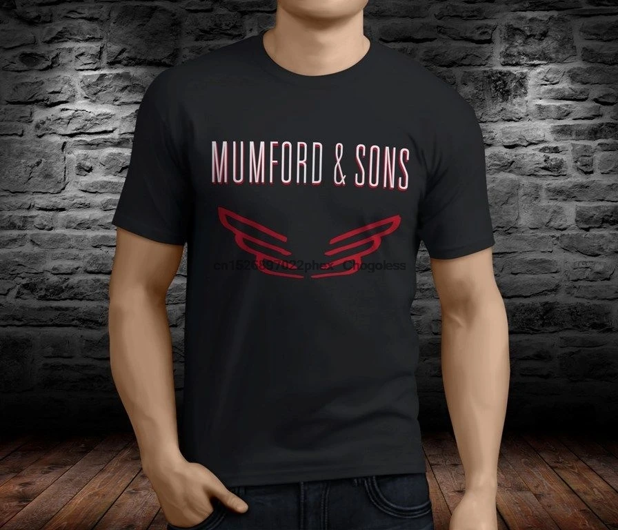 Новая популярная мужская Черная футболка MUMFORD AND SONS Rock Band |