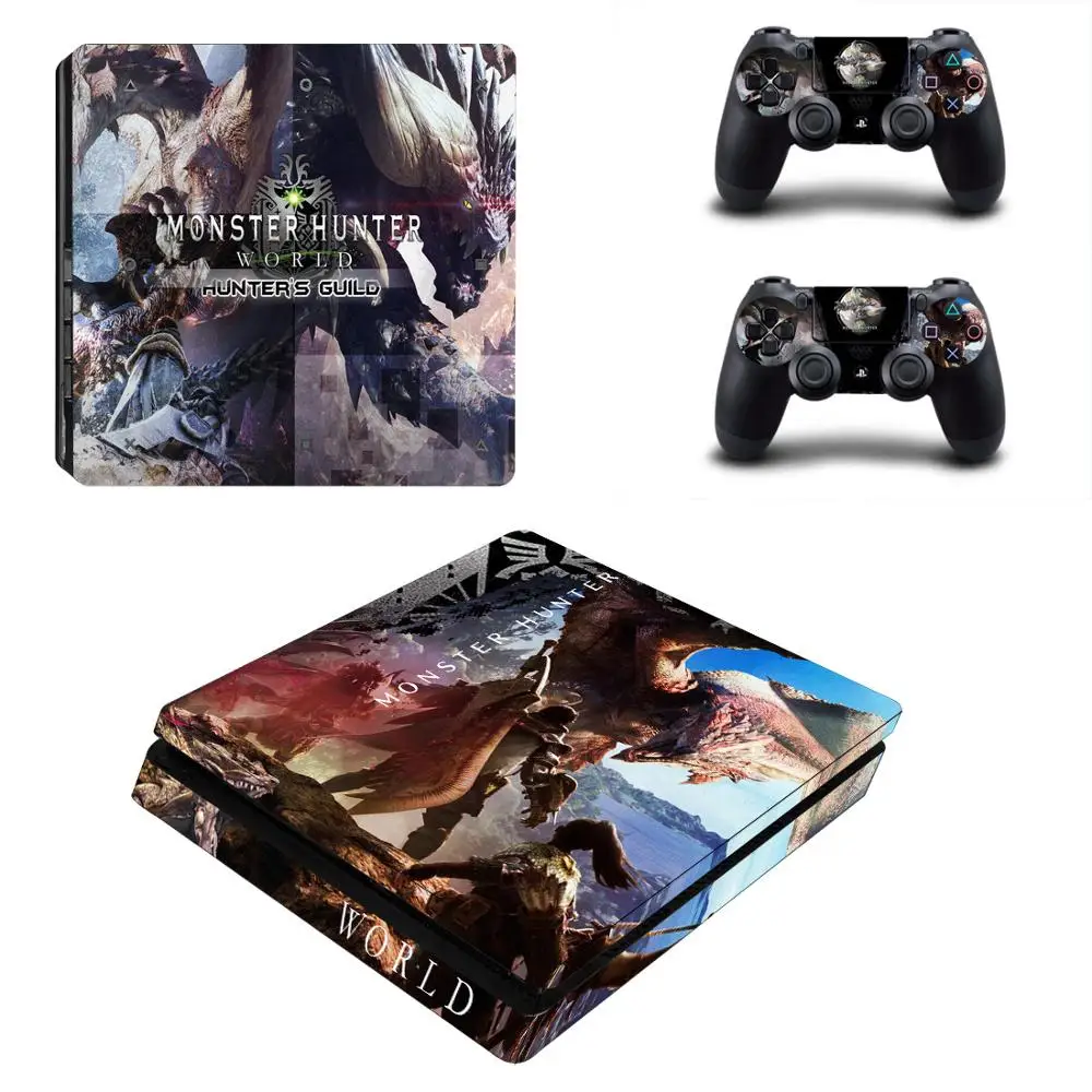 Игроманов костюм Монстер Хантер для Мир PS4 чехол игры Slim кожи Стикеры тонкий