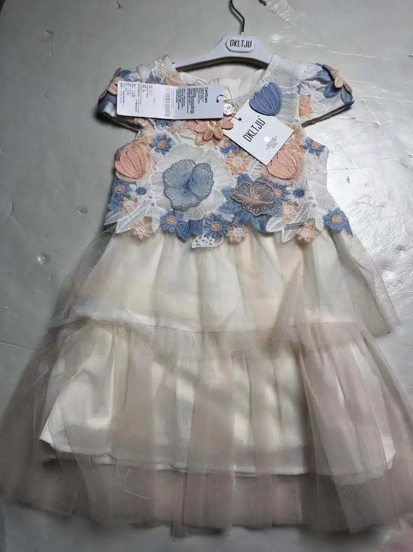 Clearance clothes 3y Baby Girls summer Dress Kids Dresses for Birthday Party Cotton Vestido Wear only one pieces | Детская одежда и