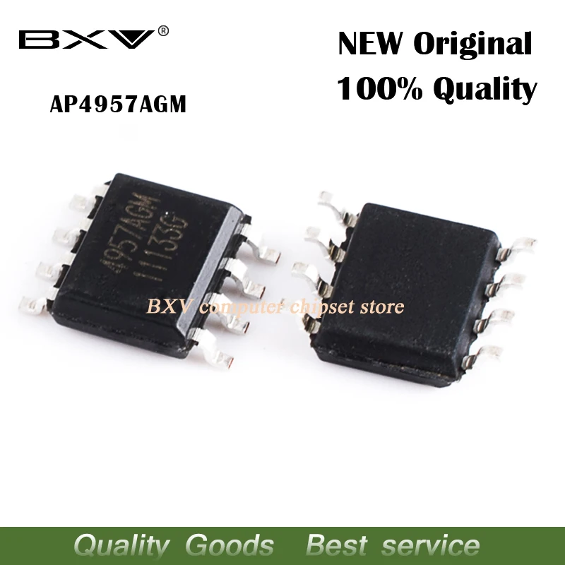 Бесплатная доставка 5 шт. AP4957AGM 4957AGM MOSFET SOP 8 оригинальный аутентичный|mosfet 4| |