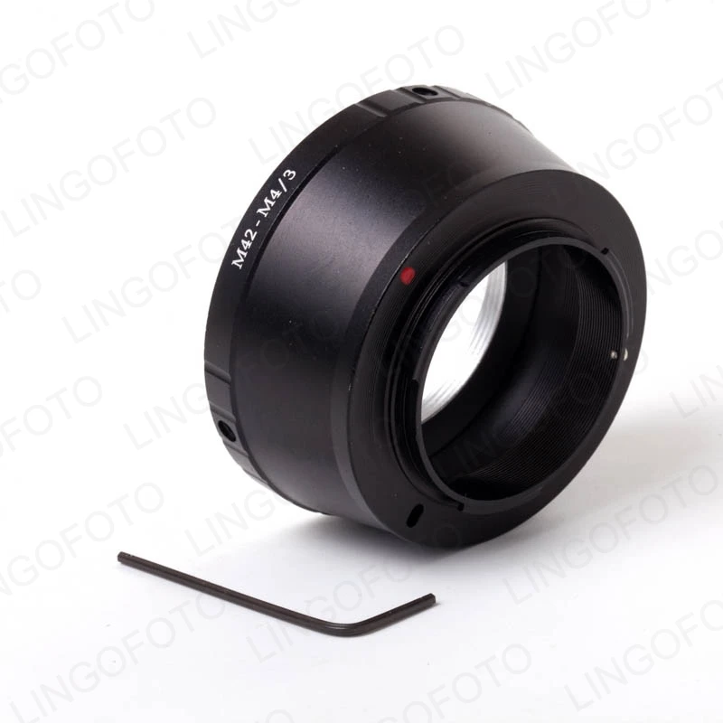 Кольцо адаптер для объектива Φ/3 M42 винтовое крепление к Micro 4/3 Four Thirds M43 система