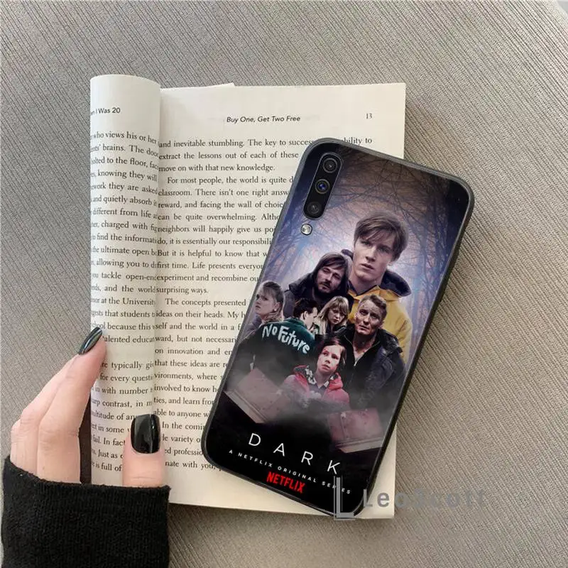 

Best Sellers netflix Dark Phone Case For Samsung A20 A30 30s A40 A7 2018 J2 J7 prime J4 Plus S5 Note 9 10 Plus