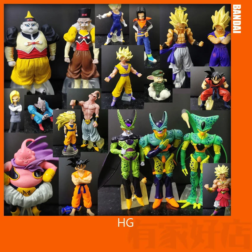 Bandai dragon ball hg sp gogeta brolly buu celular figura de ação collectible modelo brinquedo anime dragonball cápsula brinquedos fãs presente