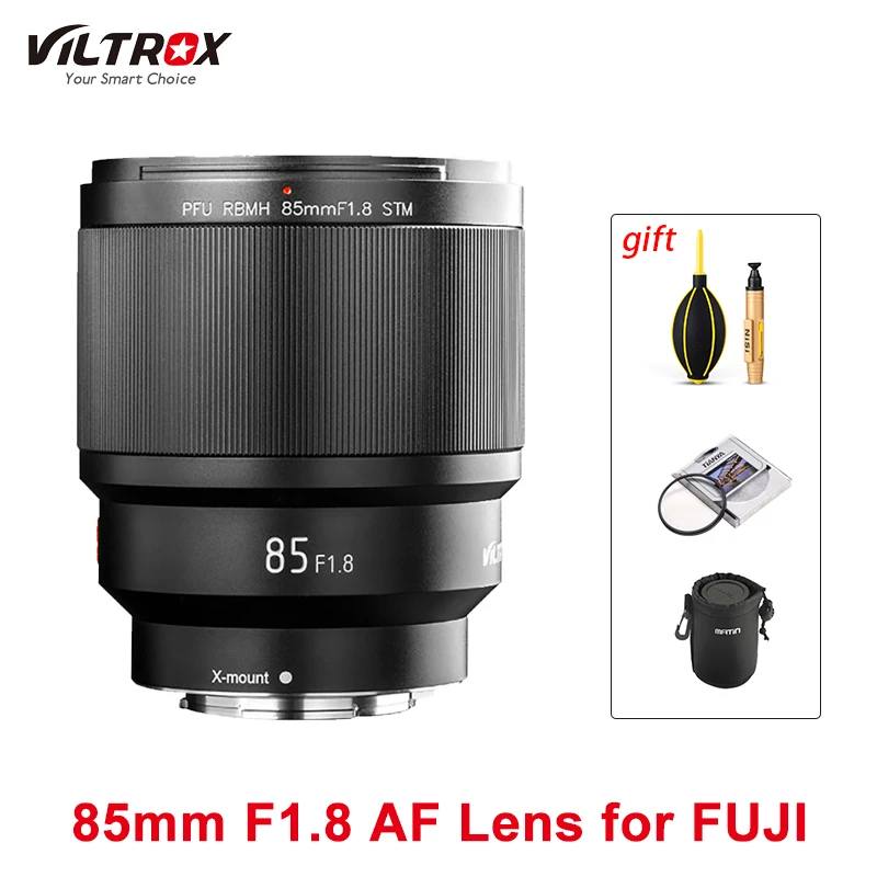 VILTROX 85 мм F1.8 Полнокадровый AF объектив с фиксированным фокусом X mount Автофокус портретный объектив для Fujifilm Fuji FX-mount объектив камеры