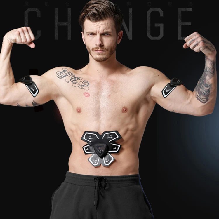 Yafefa умный фитнес тренажер для тренировки брюшной полости электрические Стикеры