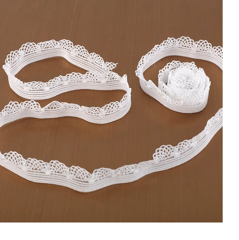 10 ярдов в партии/1 см эластичная тесьма для рукоделия манжеты на шею одежды