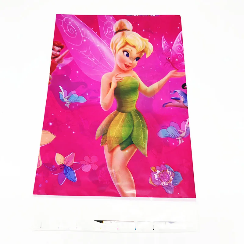 Одноразовые скатерти TinkerBell с темой дня рождения 1 шт./лот | Дом и сад