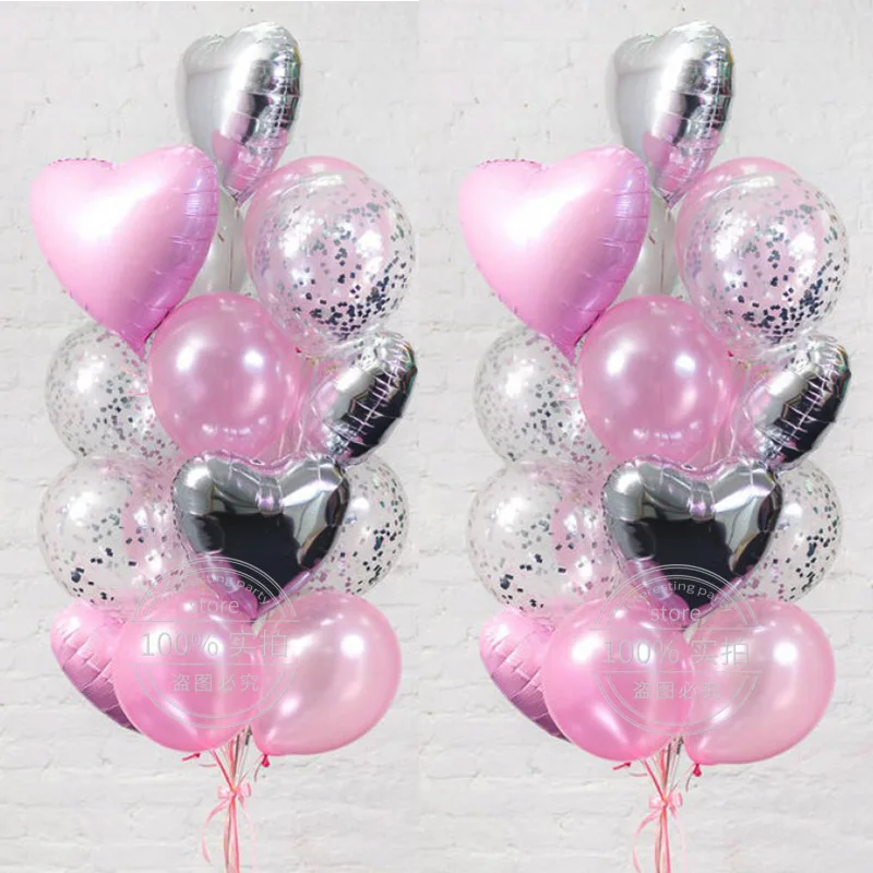 18 дюймовый серебристый фольгированный шар в форме звезды 12 металлический