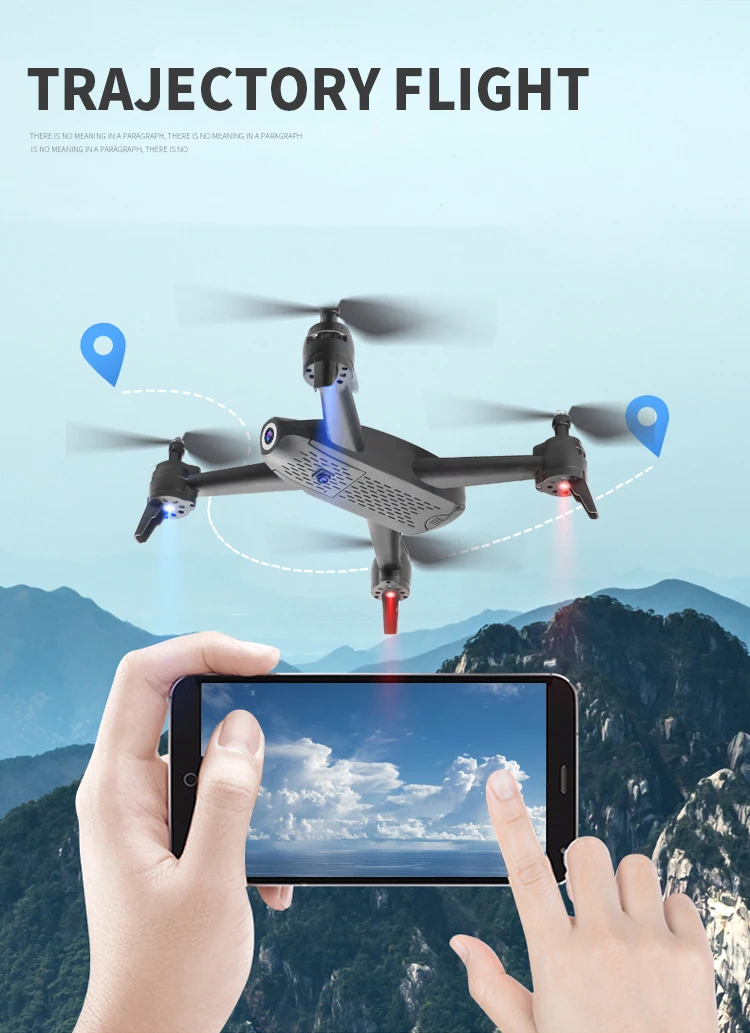 S165 Профессиональный WiFi FPV Дрон с двойной камерой 4K антенна видео широкоугольный оптический поток RC Квадрокоптер Вертолет игрушка E58 SG106