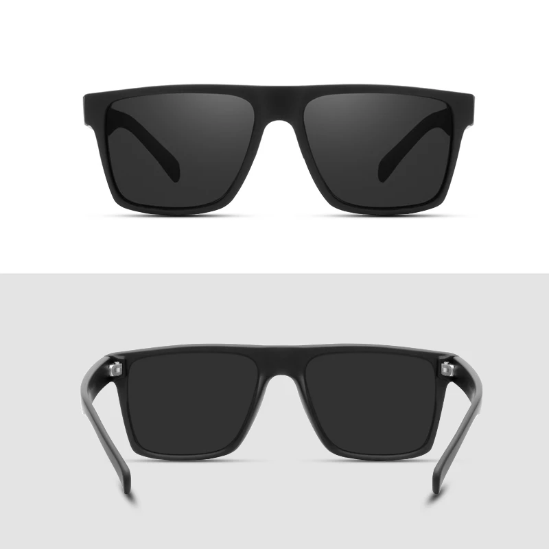 Мужские зеркальные солнцезащитные очки AOFLY винтажные квадратные с