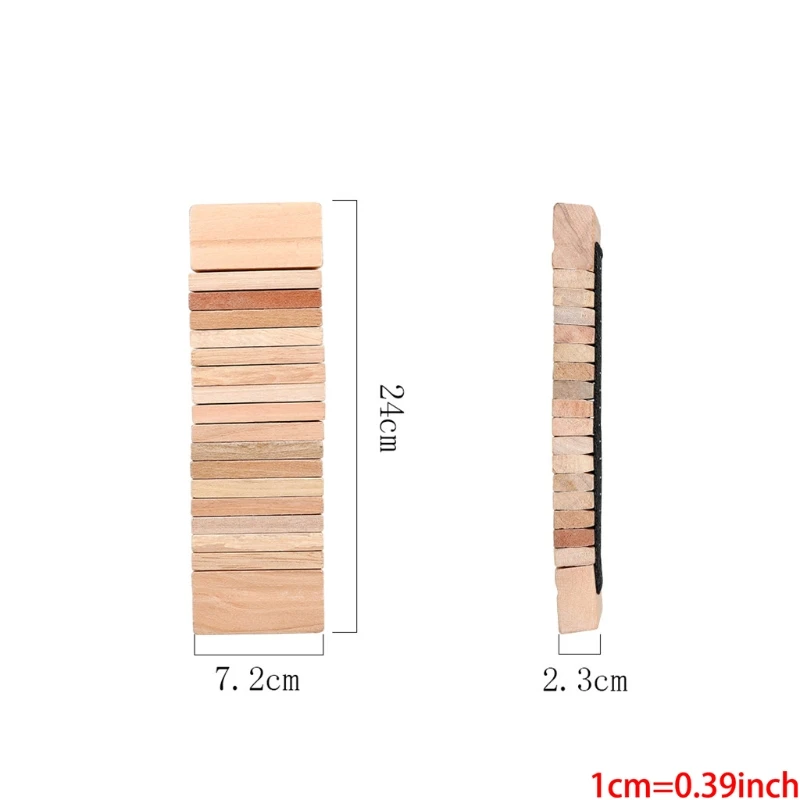 

Wooden Toothed Wood,1 Wooden Toothed Row Children's Percussion Instrument