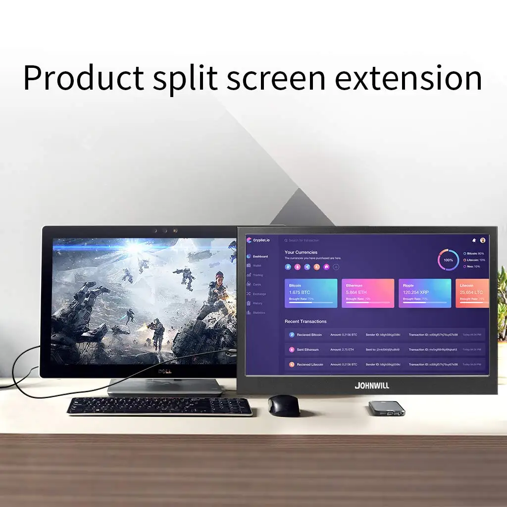 Новый 13 3 &quot2K HDMI портативный дисплей Full HD 2560X1440 IPS экран PS4 Xbo X360 ЖК-дисплей