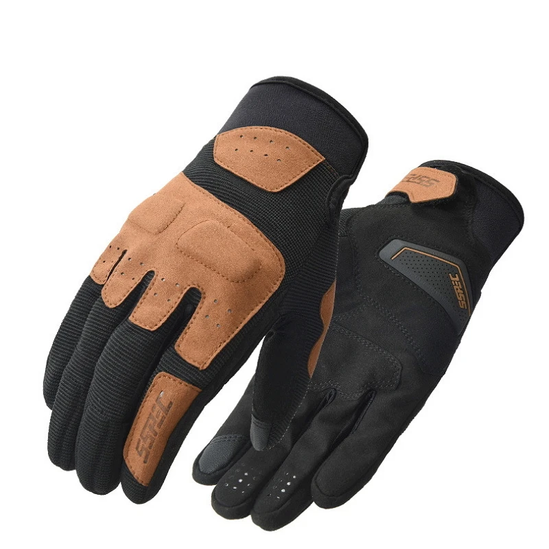 Мотоциклетные Перчатки для сенсорного экрана дышащие унисекс перчатки с