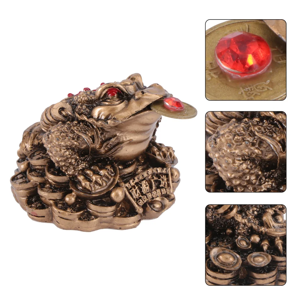 Китайская жаба фигурки животных креативные фэн шуй деньги богатство поделки