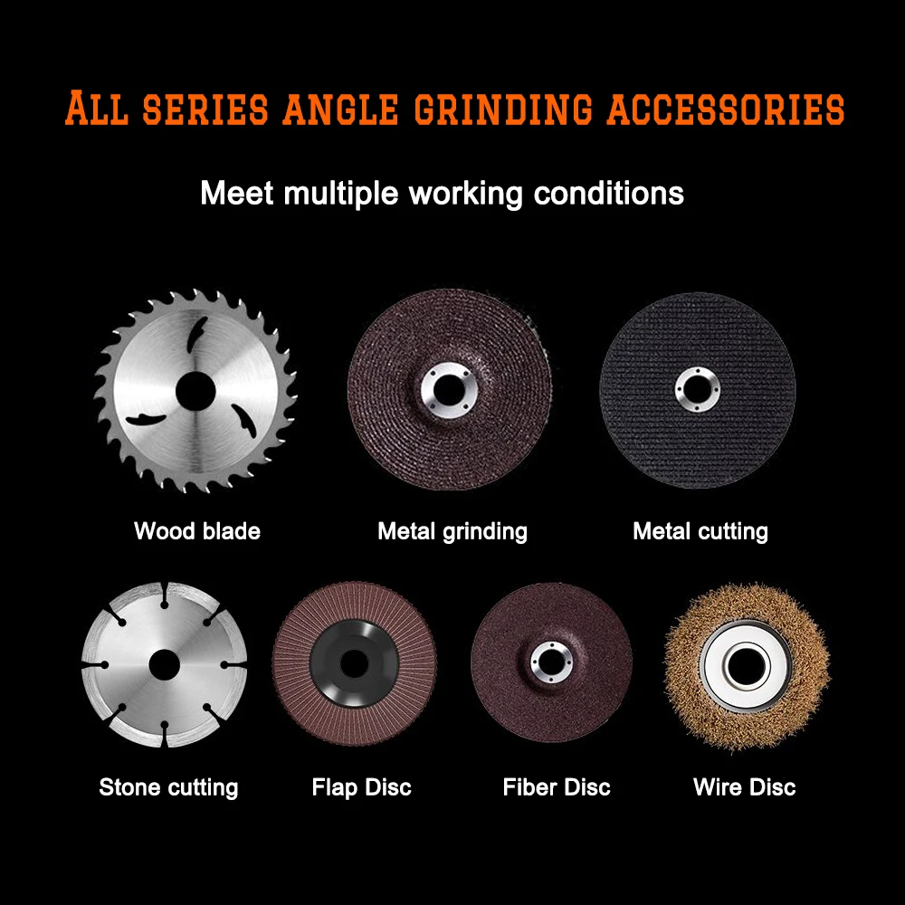 Беспроводная угловая шлифовальная машина 21 в 4000 мАч литий-ионная режущая