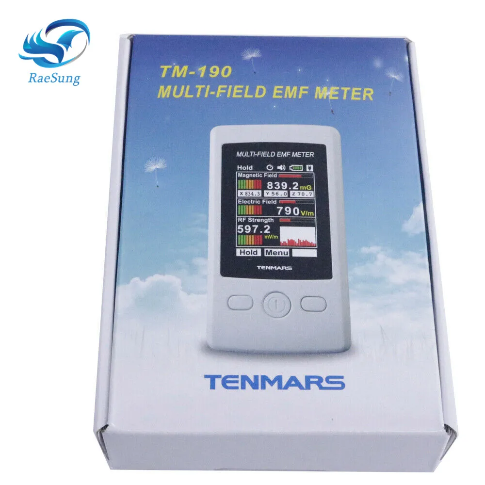 TM-190 Гаусс 3-осевой Магнитный Электрический RF измеритель напряженности поля