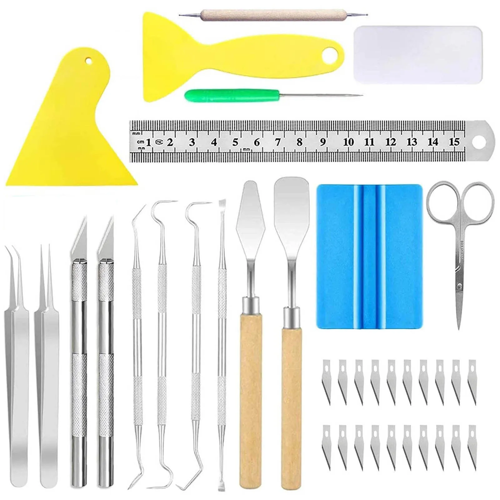 38PCS Vinyl Weeding Tool DIY Handicraft Set For Bonding Paper Crafts Sewing Lettering Embossing | Дом и сад