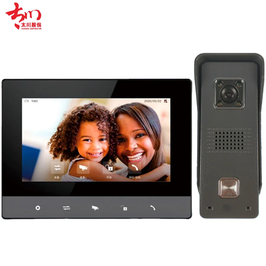 Видеодомофон видеотелефон 2 провода видео-телефон двери 4 дом Вилла дверной