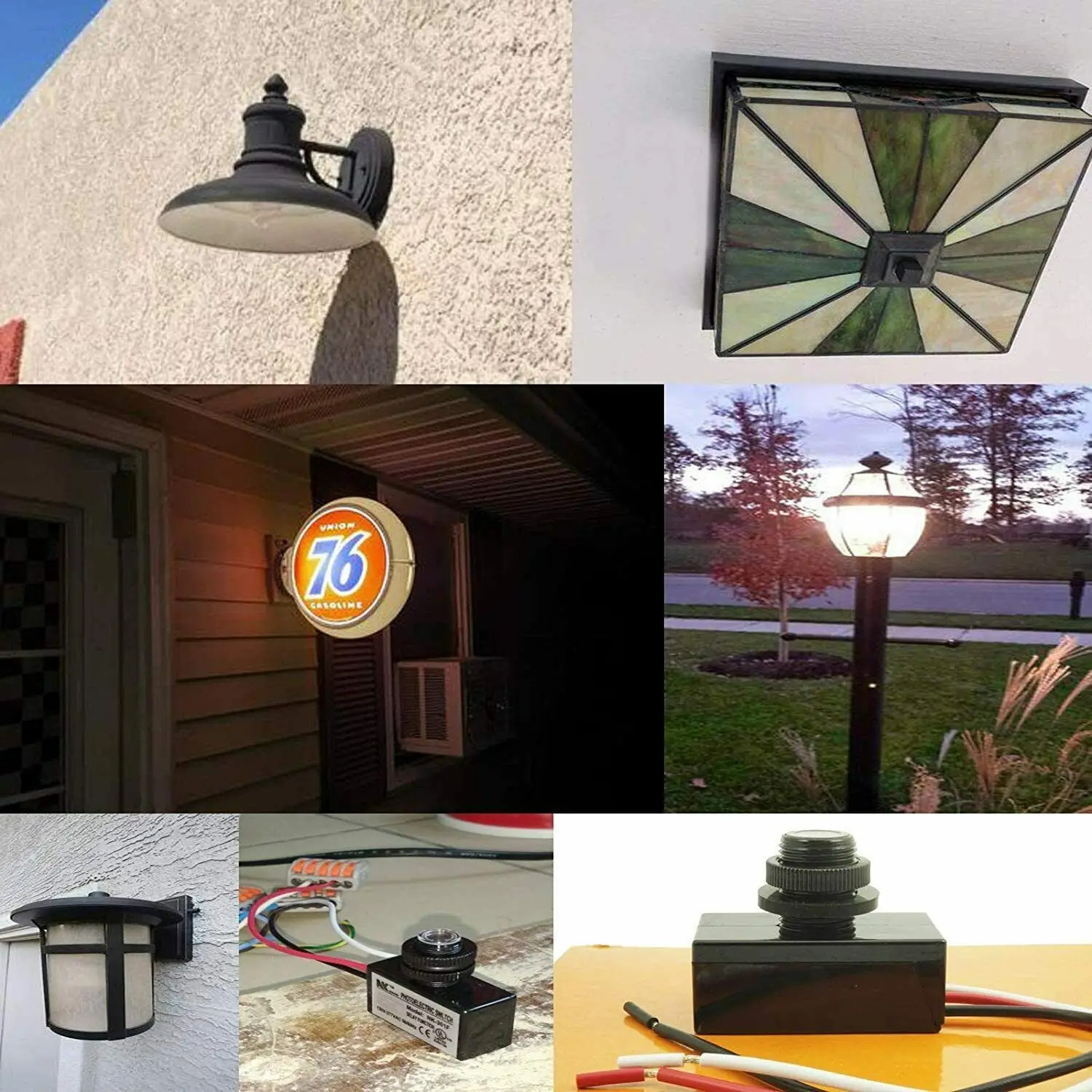 120 вольт фиксированное положение тепловой фотоконтроль включение/выключение от