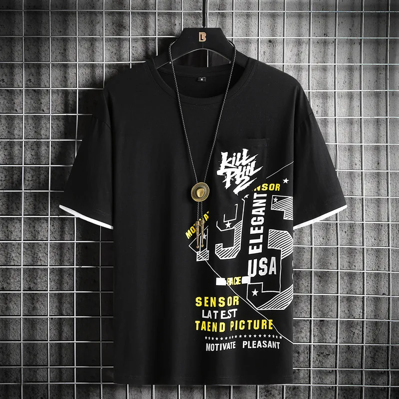 

The new 2021 Street Summer Casual printed tT Shirt features stylish loose sleeves