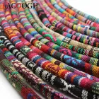 Хлопковый шнур ручной работы, 6 мм, 5 метров, разные цвета