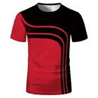 3D цифровая летняя Горячая Распродажа модная облегающая удобная мужская и женская спортивная футболка с коротким рукавом
