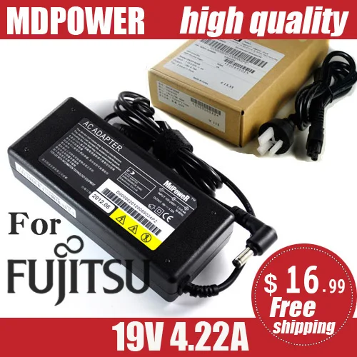 

Для Fujitsu 19V 4.22A 80W Ноутбук powe поставка Шнур адаптер переменного тока зарядное устройство 80W LH520 AH531 AH530 LH530