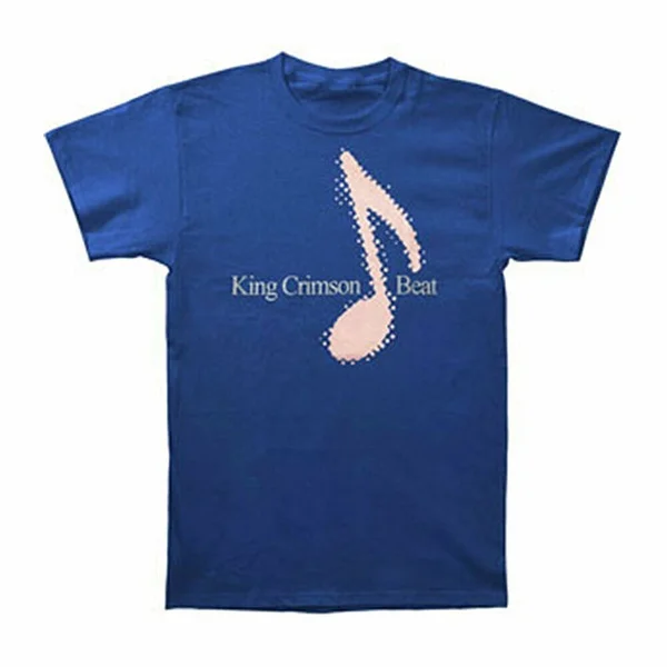 

King Crimson Men's Beat T-shirt Blue Tee