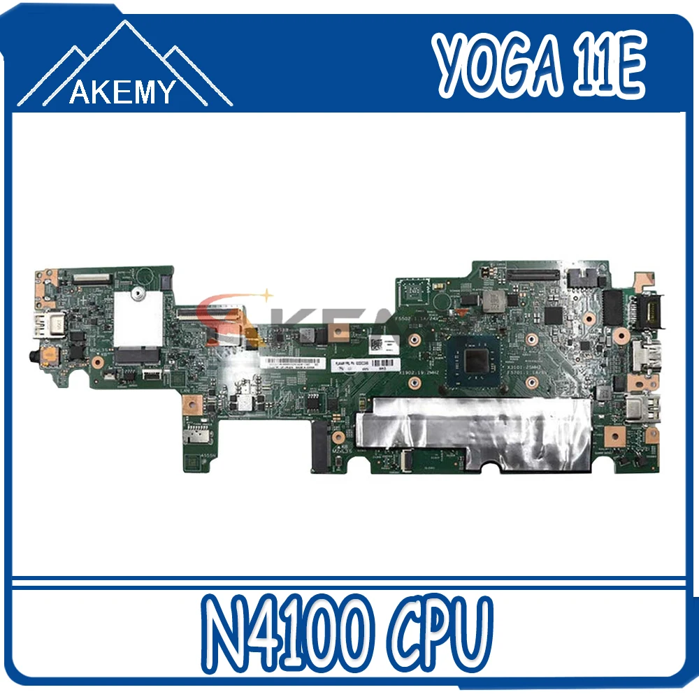 

02DC242 For LENOVO Thinkpad YOGA 11E Celeron N4100 Notebook Mainboard 17833-1M 448.0DA06.001M SR3S0 DDR3 Laptop motherboard