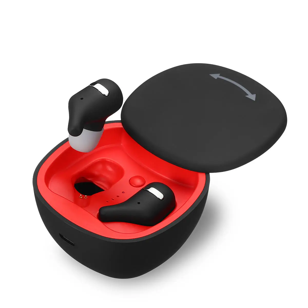 

[bluetooth 5.0] TWS Wireless Earphone Bilateral Call Auto Pairing Voice Control Stereo Headphone with Charging Box