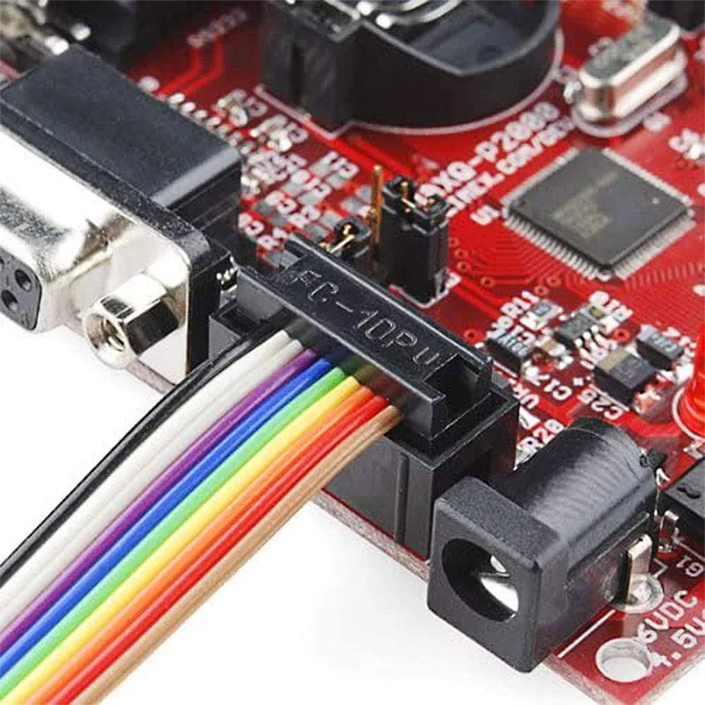 5M 1.27mm 20P DuPont Cable Rainbow Flat Line Support Wire Soldered Cable Connector Wire 20 pin For Arduino Diy Kit