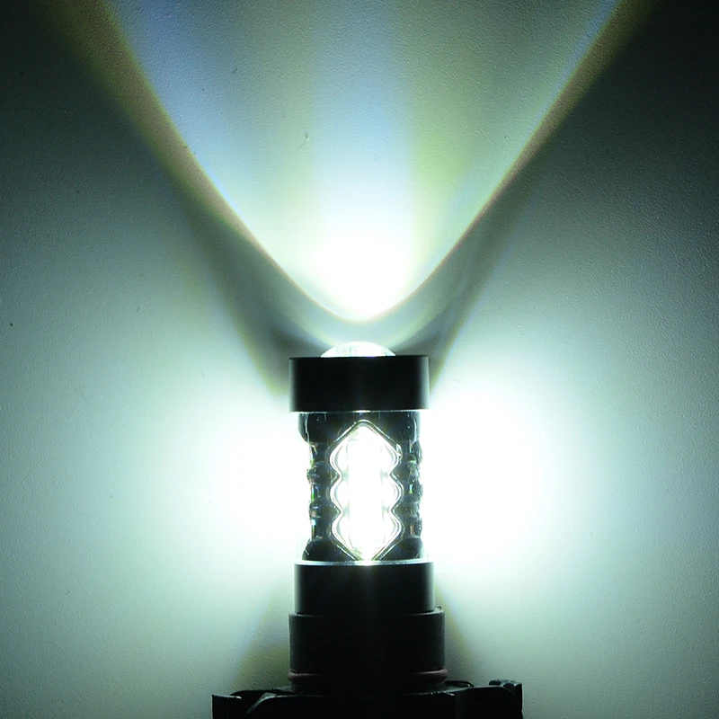 

Multipurpose 2PCS 2504 PSX24W Fog Light Day-Time Running Light Bulb White 80W LED For Brake Tail Rear Side Marker Lamp