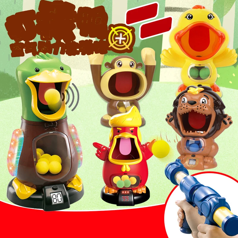 Игрушечный пистолет Hit Me Duck для стрельбы детский 98K с мягкими пулями | Игрушки и