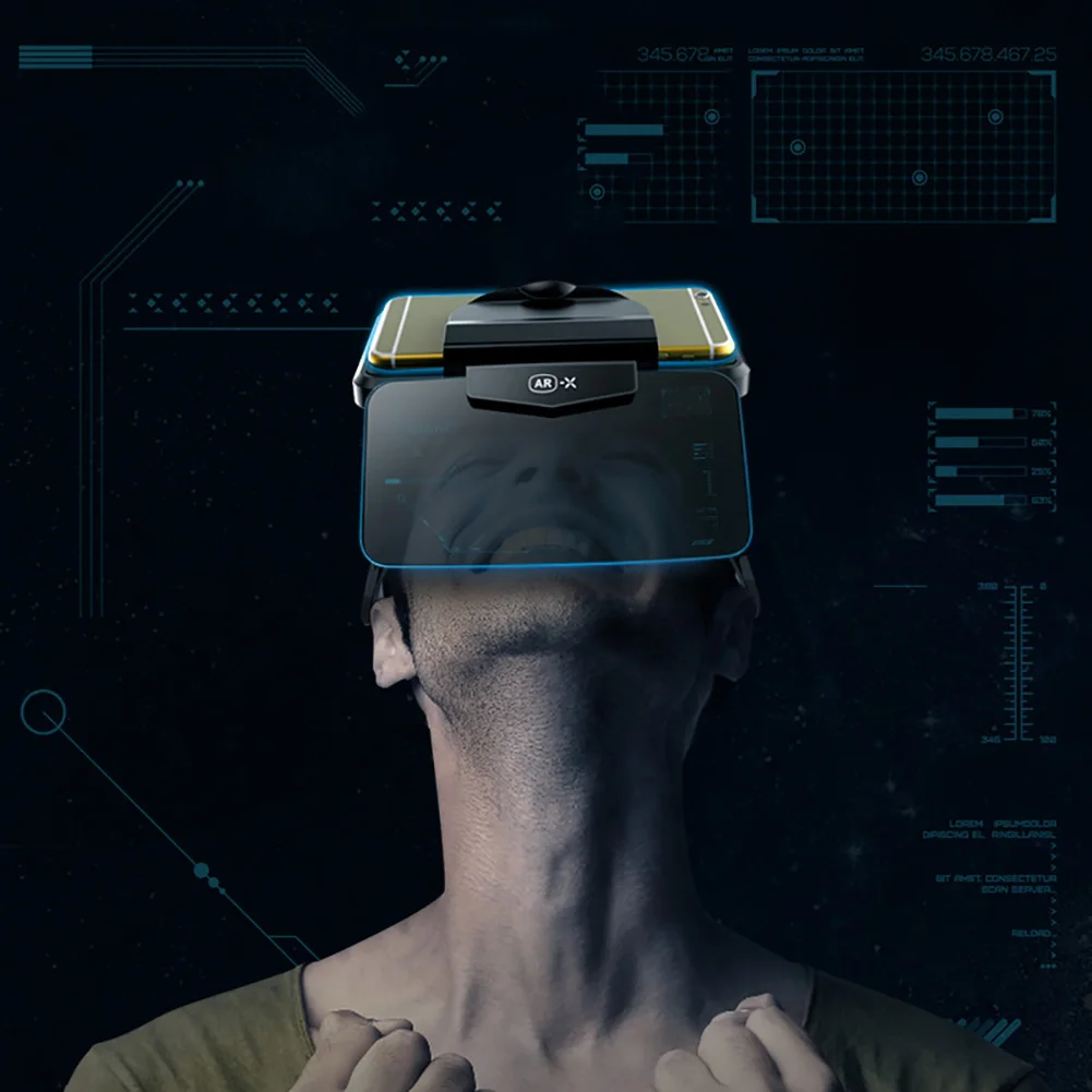 3D VR Glasses Headset Virtual Reality Cardboard For 4.7-6.3 Inch Phone ForFIIT AR-X 2021 Helmet | Электроника